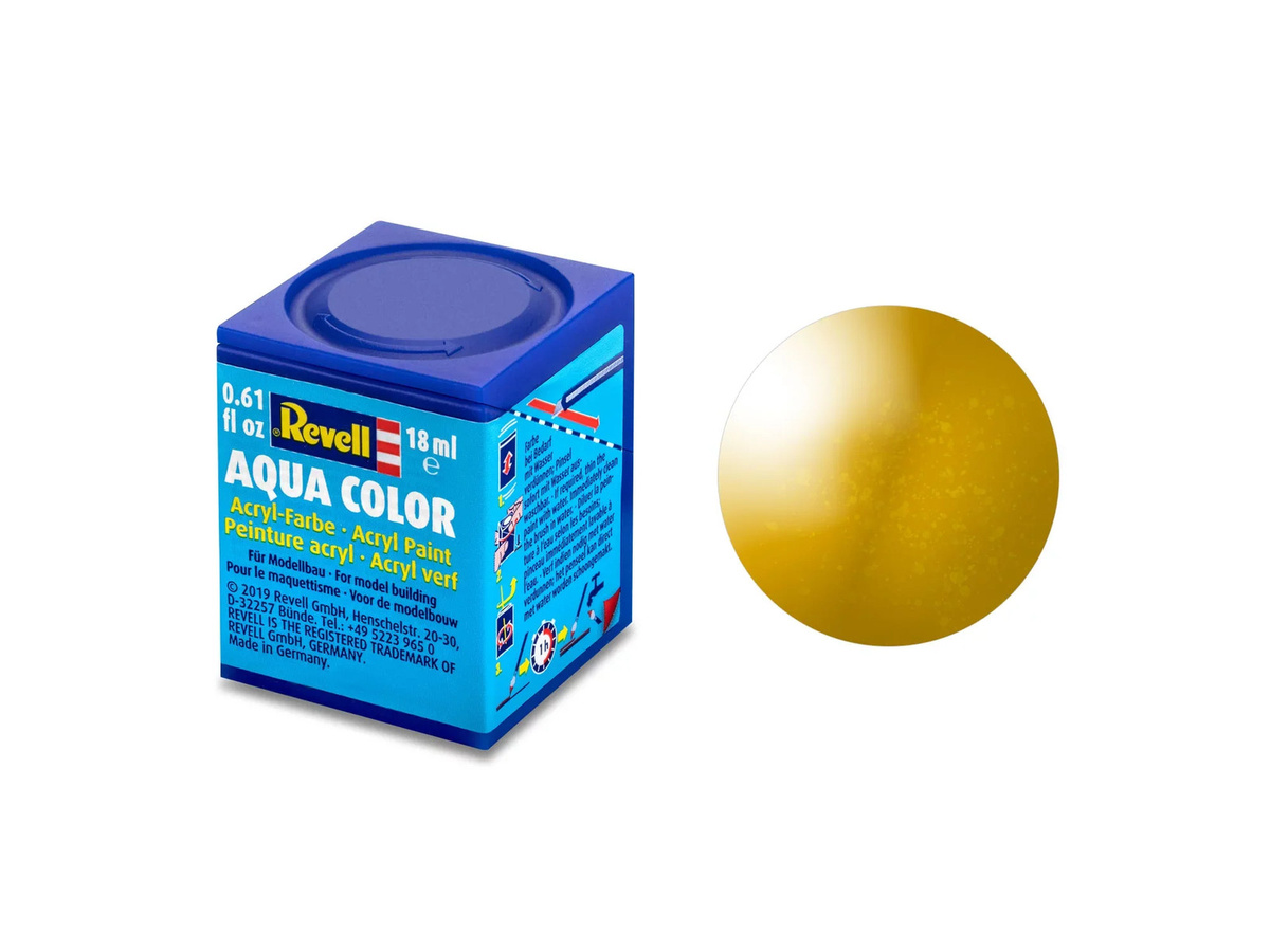 Revell Aqua-Color Messing, Metallic, 18ml - Bild 4