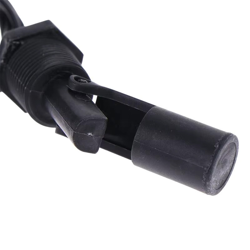 HUXUAN Horizontaler Schwimmerschalter zur Seitenmontage aus Kunststoff, Automatischer Wasserstandssensor-Controller für Aquarium, Tank und Pool, Schwarz - Bild 3