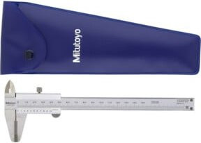 Mitutoyo Messschieber aus Edelstahl in Blau mit 0-150mm Messbereich und 0,05mm Genauigkeit - Bild 1