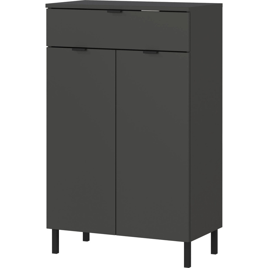 Germania Kommode Graphit mit Soft-Close-Schubladen B/H/T: 60 x 97 x 34 cm - Bild 2