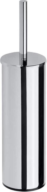 Brillantbad BOMEGA WC-Bürstengarnitur aus Messing in Chrom poliert und Weiß, freistehend, B/T/H: 9,5 x 39,0 x 10,5 cm - Bild 1