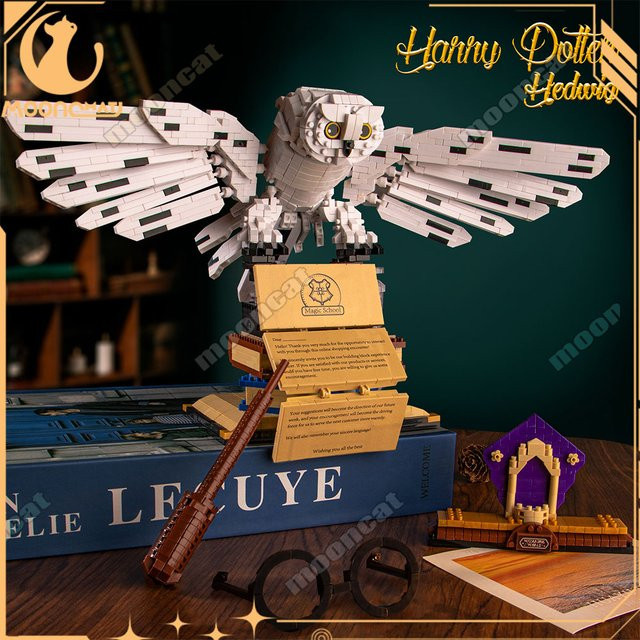 Bandai Harry Potter Eule Hedwig, Miniatur Montage Modell, ab 10 Jahre - Bild 1