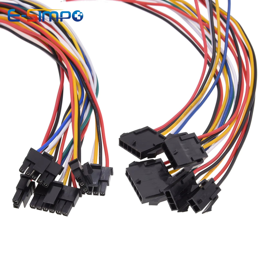 5er Set Molex Micro-Fit 3.0 Stecker Set 20AWG mit 2/3/4/5/6 Pin Optionen in Multicolor, Längen: 20/30/50 cm - Bild 5