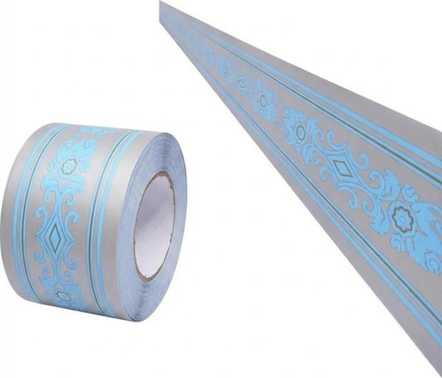 Selbstklebende Wandleiste Zhqghua in Blau im Classic-Design - Bild 1