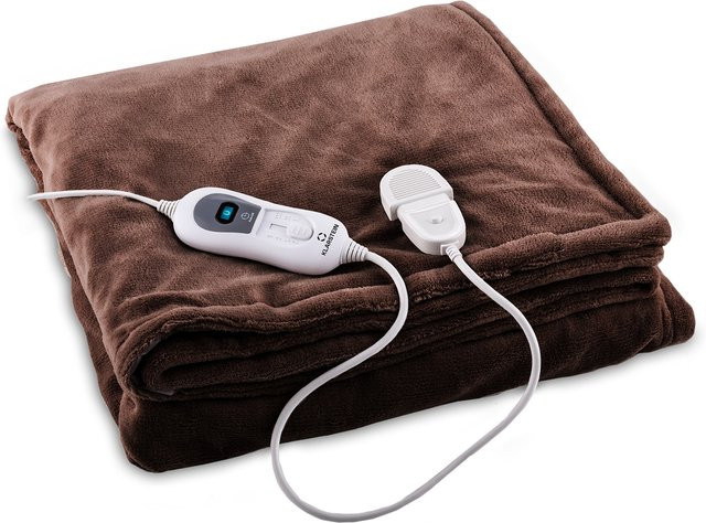 Dr. Watson XL Heizdecke in Braun mit 120W und 3 Temperaturstufen, B/T: 180 x 130 cm - Bild 1