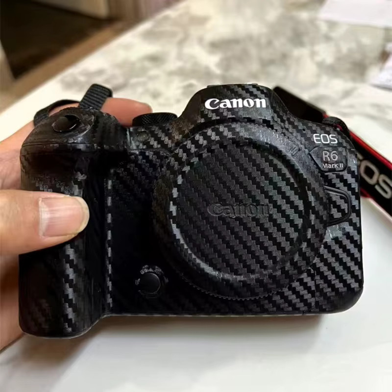 Schutzfolie aus Vinyl für Canon EOS Kameras und Objektive in Schwarz - Bild 1