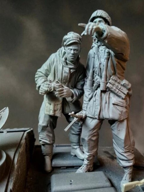 KIMERA Moderne Offizier- und Besatzungsfiguren, Soldaten, 1/16, 2-teiliges Set - Bild 1