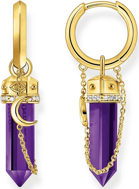 Thomas Sabo Creolen 925 Silber, Amethyst, Damen - Bild 1