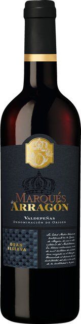 Marqués de Arragón Rotwein Tempranillo Gran Reserva 2020, Valdepeñas, trocken, 0,75 l - Bild 1