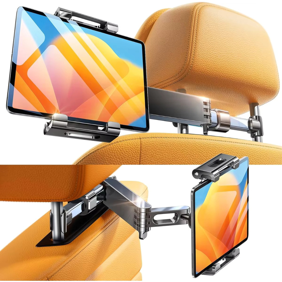 DUTRIEUX Auto-Tablet-Halterung für Kopfstützen in Schwarz, kompatibel mit Handys und Tablets von 4,7 bis 12,9 Zoll wie iPad Air und Mini - Bild 7
