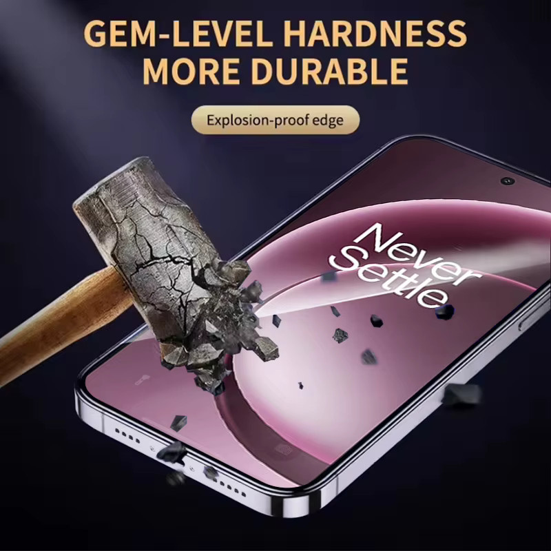 Gehärtetes Glas Display Schutzfolie für OnePlus 15 13 13T 13R 10R 9 9R 9RT 8T Plus 7 Pro 7T Ace Racing 2V 3 3V in Transparent - Bild 2