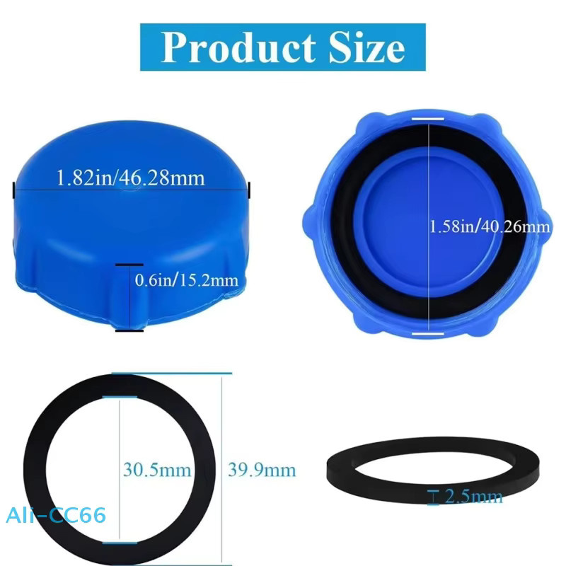 GUOMUZI Ersatz-Ablaufventilkappe aus Kunststoff für Pools Modell P01006, Grau - Bild 3