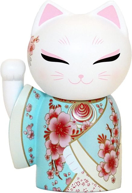 Kimmidoll Maneki-neko Puppe, 9 cm hoch - Bild 1