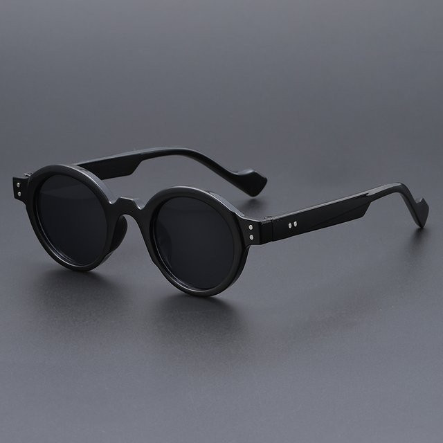 Hindfield Korrektionsbrille, rund, Vollrand, Kunststoff, schwarz, Unisex - Bild 1