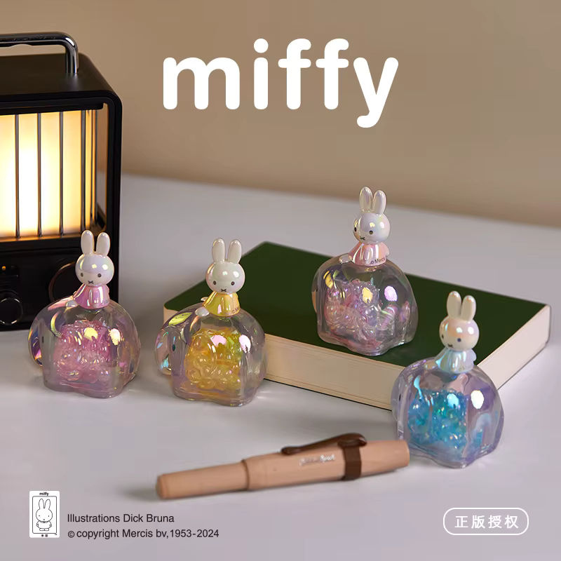 Miffy Elephant Serie Kawaii Desktop Ornament Dekoration aus Kunstharz in Mehrfarbig - Bild 2