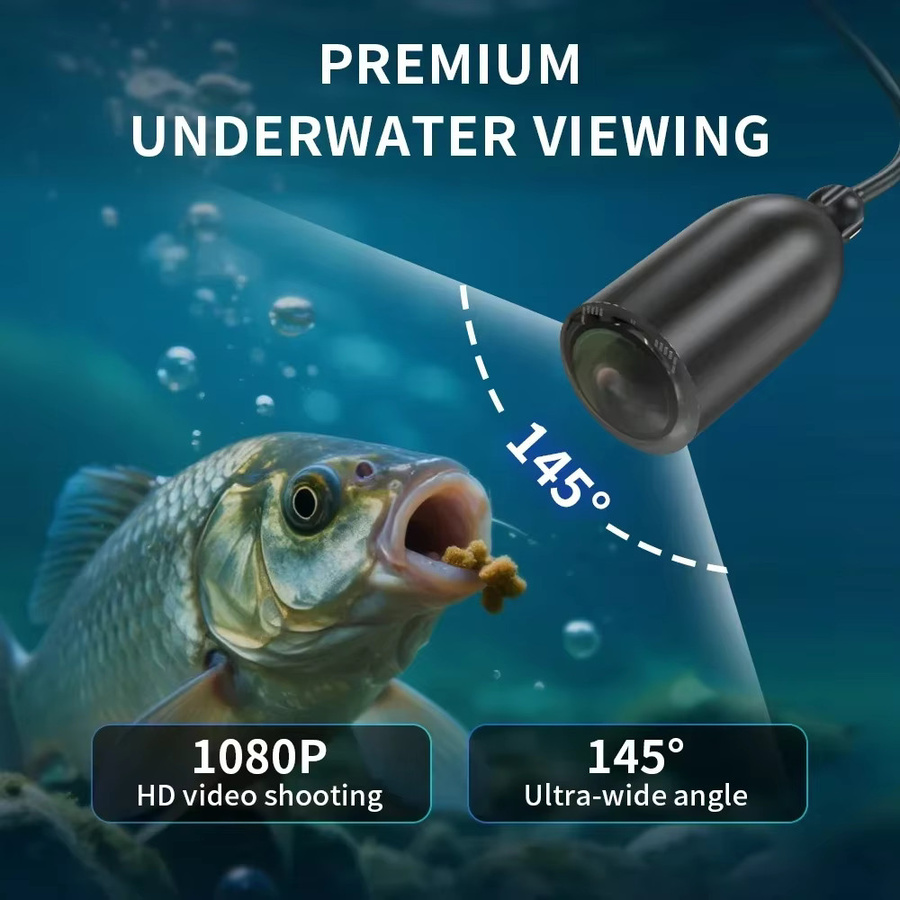 Erchang Unterwasserkamera mit Infrarotlicht für das Winterangeln, wasserdichte Anglerkamera und Fischfinder - Bild 2