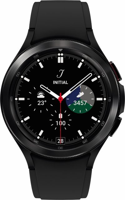 Samsung Galaxy Watch4 Classic Smartwatch 46mm Schwarz mit GPS und Herzfrequenzmessung - Bild 1