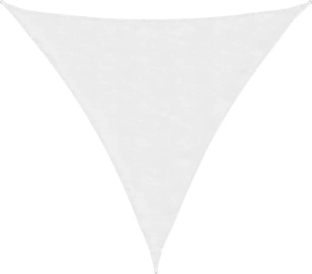 vidaXL Sonnensegel aus Oxford-Gewebe in Weiß, Dreieckig, B/B/B: 4,5 x 4,5 x 4,5 m - Bild 1