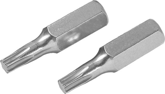 LUX-TOOLS Schraubendreher-Bit TX20 aus Edelstahl, 2 Stück, Silber - Bild 1