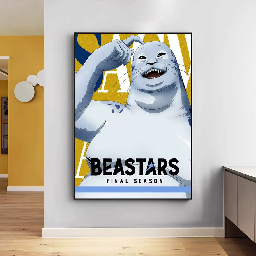 Beastars Vintage-Poster mit Motiv aus Papier, Mehrfarbig, Rechteckig, B: 15,0 cm, H: 10,0 cm - Bild 6