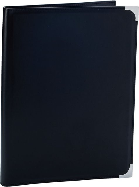 PULSIVA Speisekarte Hesa DIN A5 in Schwarz/Silber, B: 19 cm, H: 24,5 cm - Bild 1