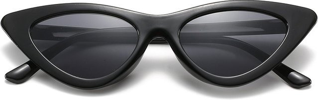 ZUXUB Sonnenbrille Cat Eye, Vollrand, Kunststoff, Schwarz, Unisex - Bild 1