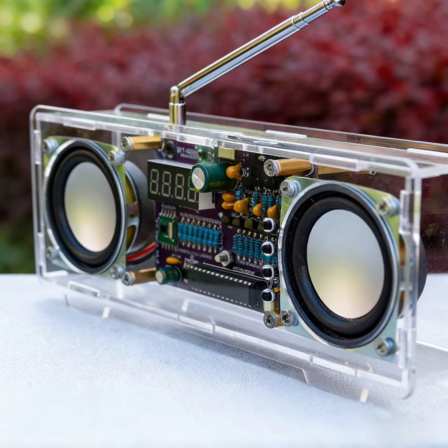 diymore FM-Radio Elektronik-Bausatz mit Zweikanal-Digitalanzeige und USB-C-Schnittstelle für Audio-Lernen (87,5MHz-108MHz) - Bild 5