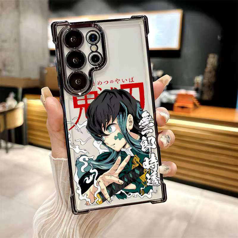 DemonS S-layerS Anime Handyhülle für Samsung Galaxy S26 S25 S24 S23 S22 S21 S20 (Ultra, Plus, FE, Lite) sturzsicher und plattiert, Mehrfarbig - Bild 4