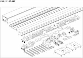 OPK Europe Spanplattenschrauben für Holz, Länge: 65 mm - Bild 1