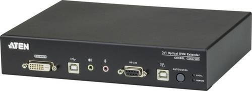ATEN CE680-AT-G HDMI Extender über Glasfaserkabel in Schwarz mit einer Reichweite von 600 m - Bild 1