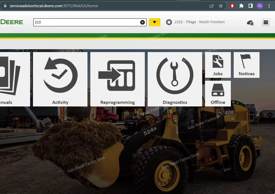 JohnDeere Service Advisor 5.3.266 Vollversion mit Datenbank für Bau- und Forstausrüstung - Bild 2