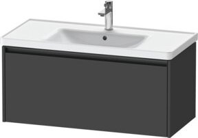 Duravit Waschtischunterschrank Ketho.2 in Graphit Matt, wandhängend, B/T: 98,4 x 45,5 cm, 1 Auszug - Bild 1