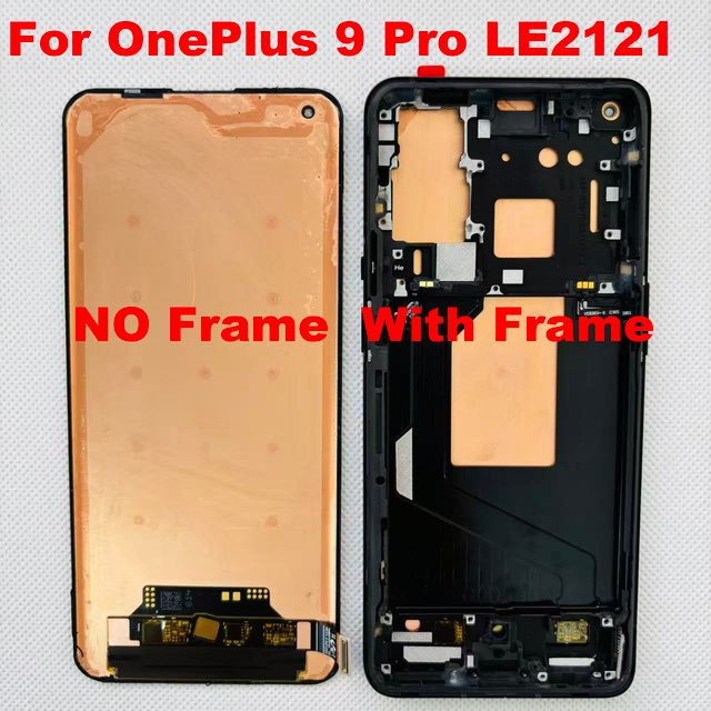 OnePlus 9 Pro Original Amoled LCD Display mit Touch Panel Digitizer Rahmen Modell LE2121 und LE2113 - Bild 1