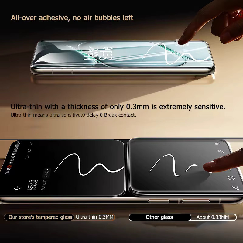 HD Panzerglas Display Schutz für OnePlus Ace 5 Ultra Pro Racing 6 Nord CE 2 Lite 2T CE3 N20 SE N10 N100 N200 N300 transparent - Bild 4