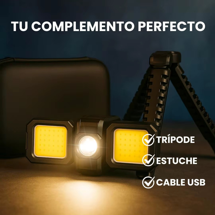 XIWANGFIRE Mini COB Schlüsselanhänger Taschenlampe, USB aufladbare tragbare Arbeitsleuchte mit Magnet für Outdoor, Camping und Angeln - Bild 2