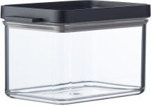Mepal Omnia Vorratsdose rechteckig, schwarz, luftdicht und stapelbar, 700 ml - Bild 1