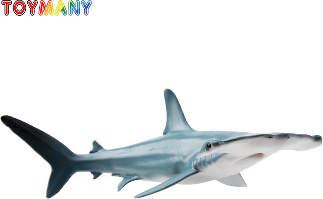 Toymany Großer Hammerhai, Ozean Tier Modell, Action Figuren, Kunststoff - Bild 1
