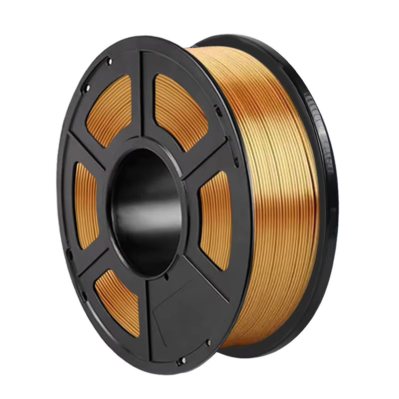 Zweifarbiges PLA 3D-Drucker-Filament Seide in Gold und Kupfer, Durchmesser: 1,75 mm - Bild 2