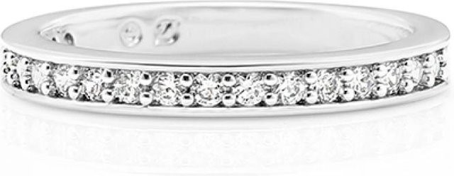 Swarovski Ring, Silber, Kristall, Damen, Ringgröße 58 - Bild 1