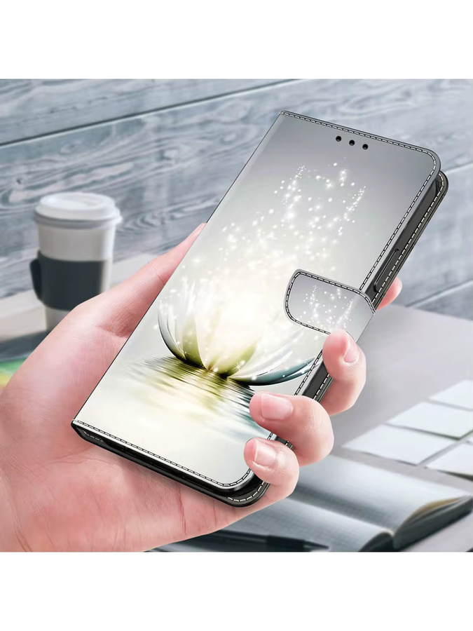ALILANG 3D Magnetische Flip-Lederhülle für Samsung Galaxy S26 S25 S24 S23 S22 S21 Ultra Plus FE in Pink - Bild 3