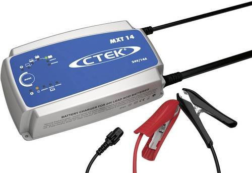 CTEK Multi XT 14 Automatikladegerät 24V in Blau und Silber - Bild 1