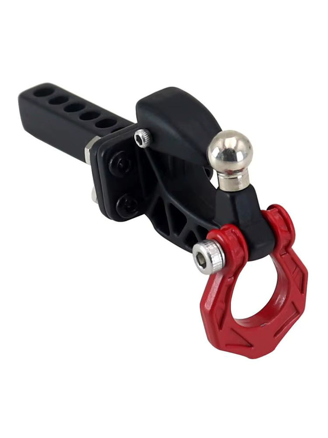 AJRC Metall Hinten Stoßstange Abschleppen Anhänger Haken Drop Hitch Empfänger, Zubehör - Bild 1