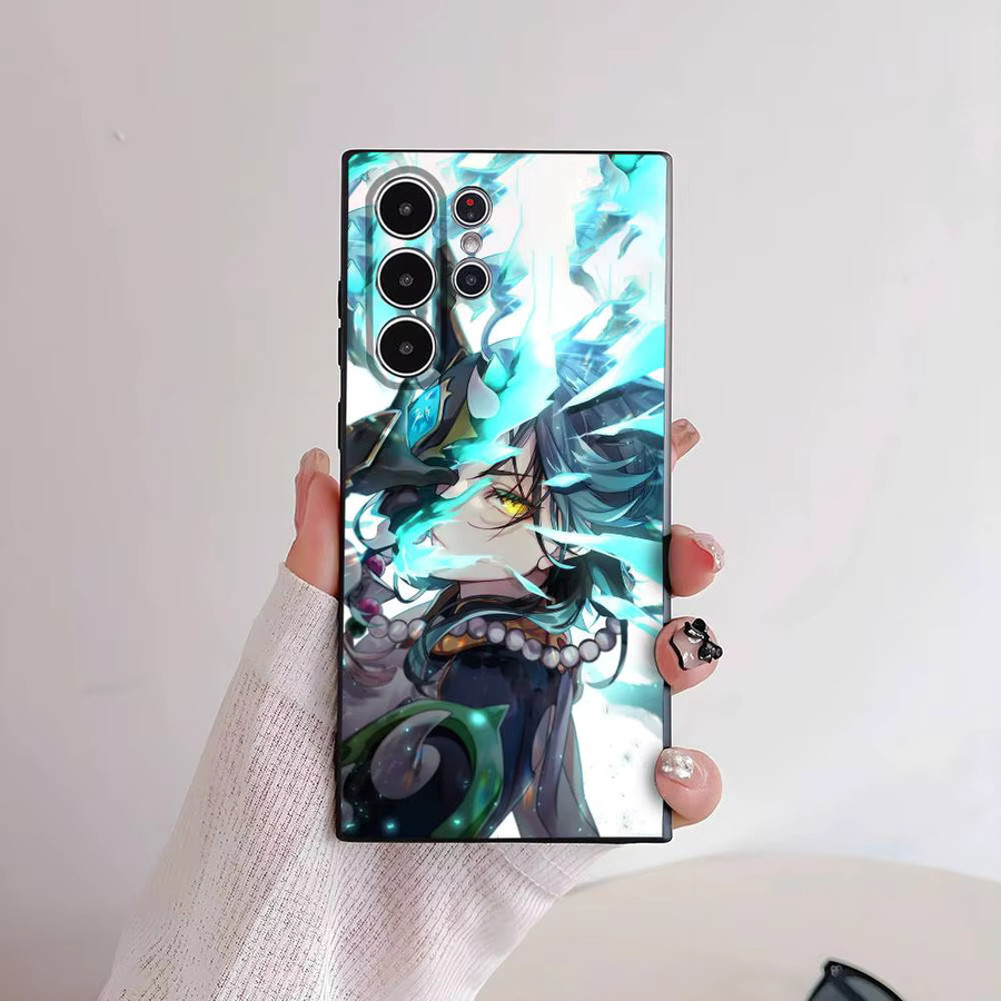 Xiao Genshin Impact Handyhülle für Samsung Galaxy S25 S24 S23 S22 S21 S20 Plus 5G, Frosted Non-Slip Full Soft Cover, Multicolour - Bild 2