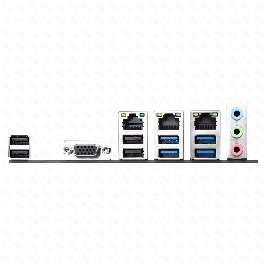 HUANANZHI IPMI X99 Dual-CPU-Server-Kit mit Unterstützung für E5 V3 V4 und DDR4, 2x 2.5G LAN, 3x PCIE 3.0 x16 und 10x SATA 3.0 in Schwarz - Bild 4
