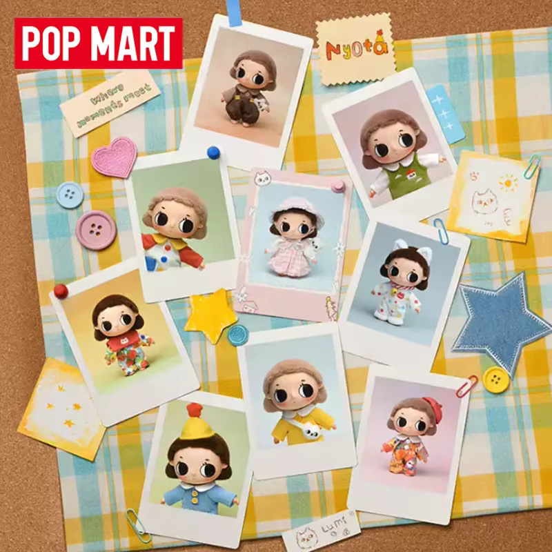 POP MART Nyota Where Moments Meet, Plüschpuppen-Anhänger, Blind Box - Bild 1