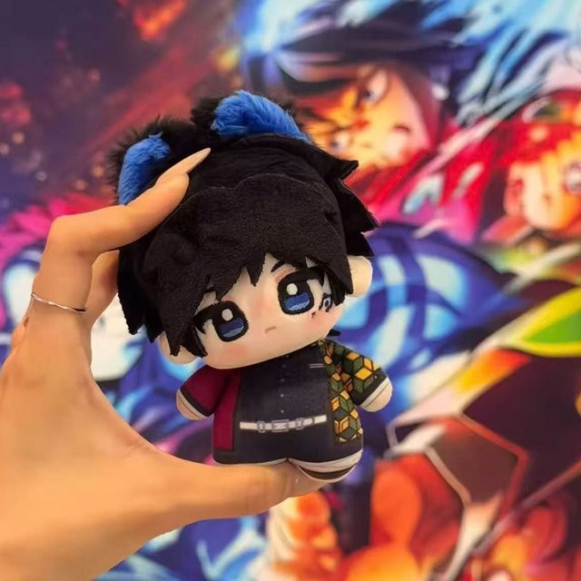 Bandai Demon Slayer Giyu Tomioka Katzenohr-Plüschpuppe, 10cm - Bild 1
