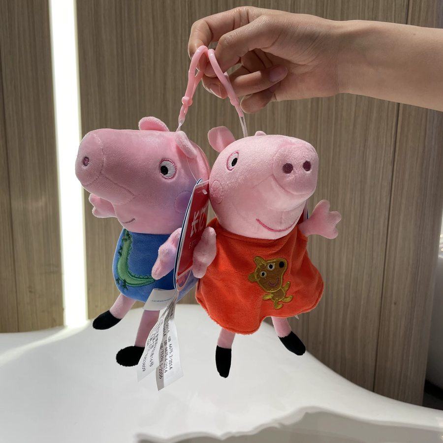 Peppa Pig Peppa George Mr Dinosaurier 2-teiliges Set Plüschtier - Bild 3