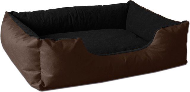 BedDog Hundebett LUPI Hundesofa in Braun mit waschbarem Bezug aus Mikrofaser - Bild 1