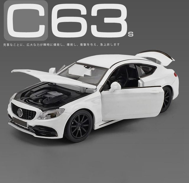 Zealous Sole C63S Coupe Auto Modell, 1:32, Metall, mit Licht und Sound, ab 18 Jahren - Bild 1