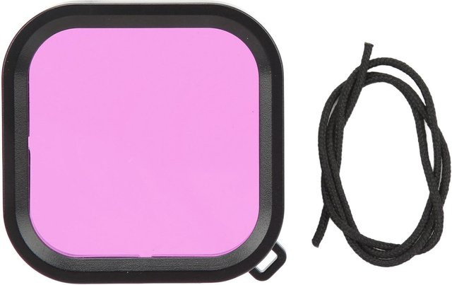 ZuiyouPet1 Tauchfilter mit quadratischer Farbkorrektur für Unterwasserfotografie, wasserdichtes Gehäuse für iPhone 9 10 11, Schwarz - Bild 1